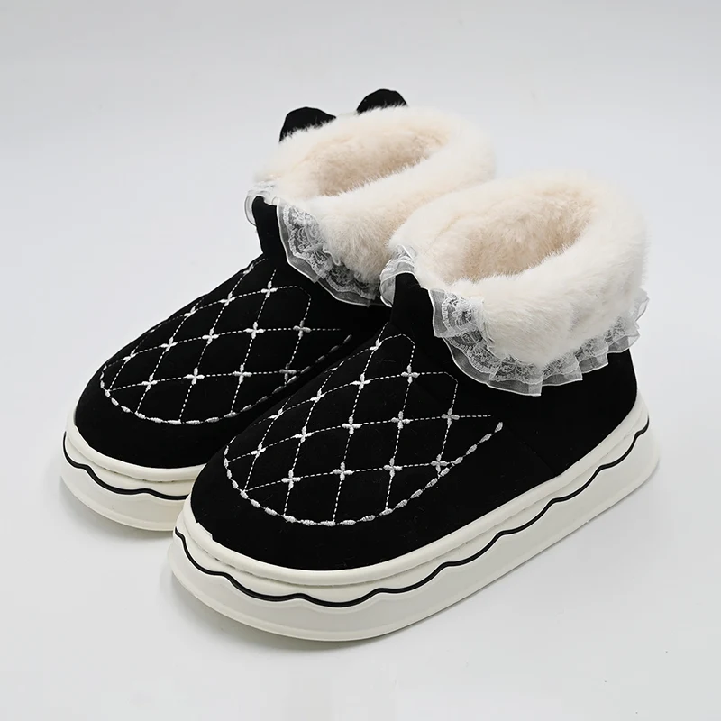 Renda Bow Snow Boots