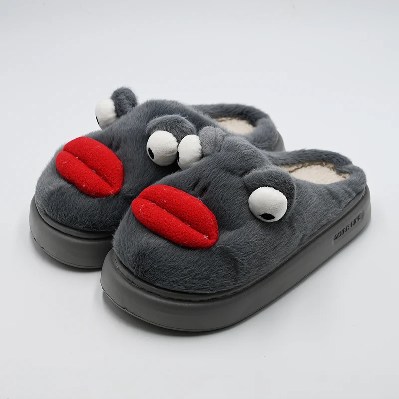 Sandal katun katak mulut besar