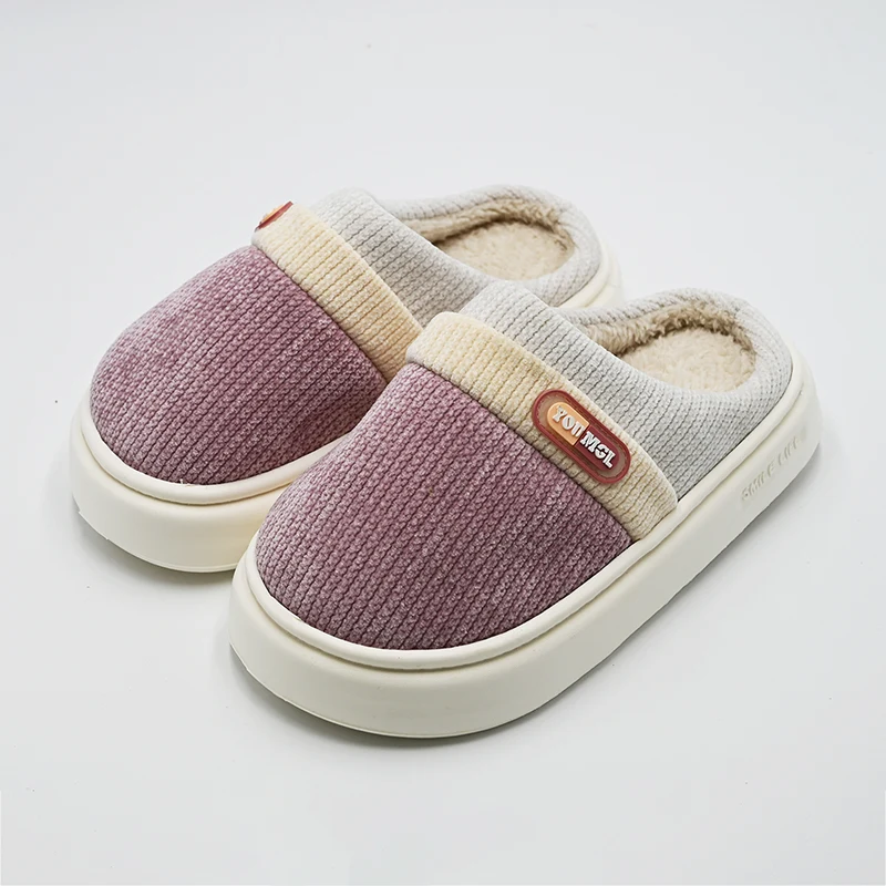 Sandal katun bergaris korduroy