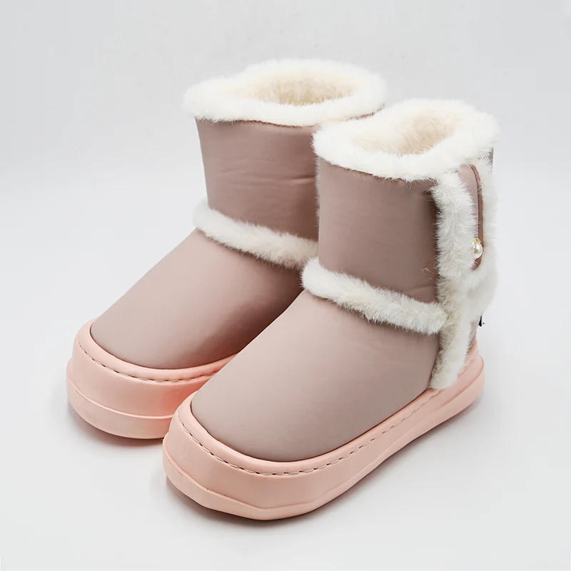 Sepatu bot salju tinggi mewah