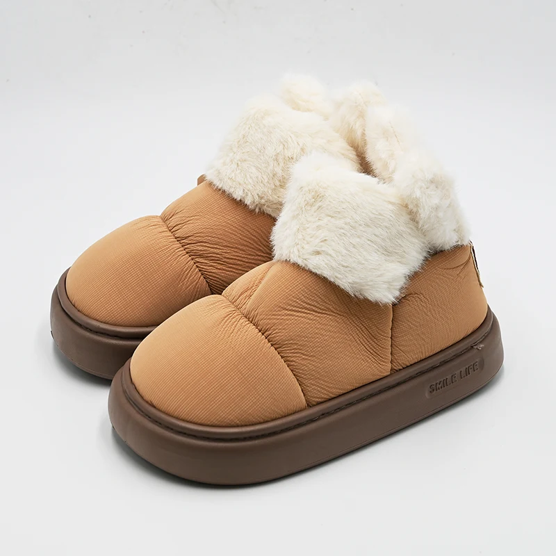 Sepatu salju di tengah-tengah telinga vertikal
